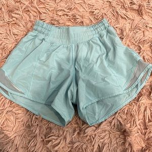 teal lulu lemon shorts